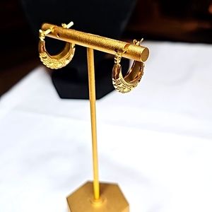 Goldtone Hoop Earrings